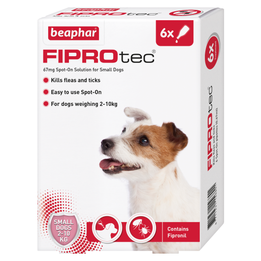 Fiprotec Spot On Small Dog Pipette - 6 Treatments