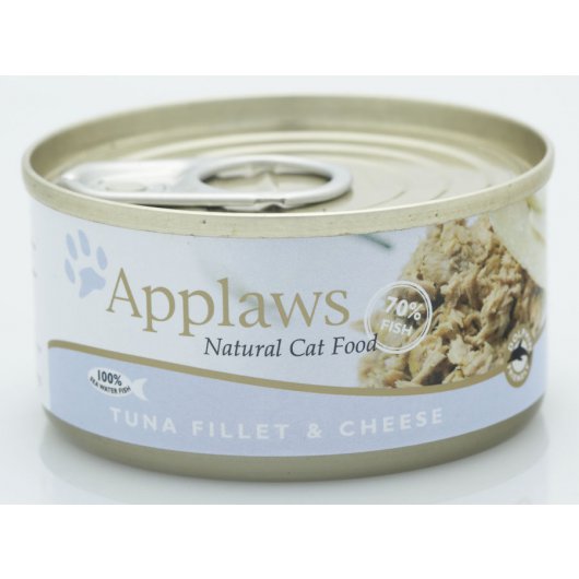 Applaws Cat Can Tuna Fillet & Cheese 70g x 24 cans