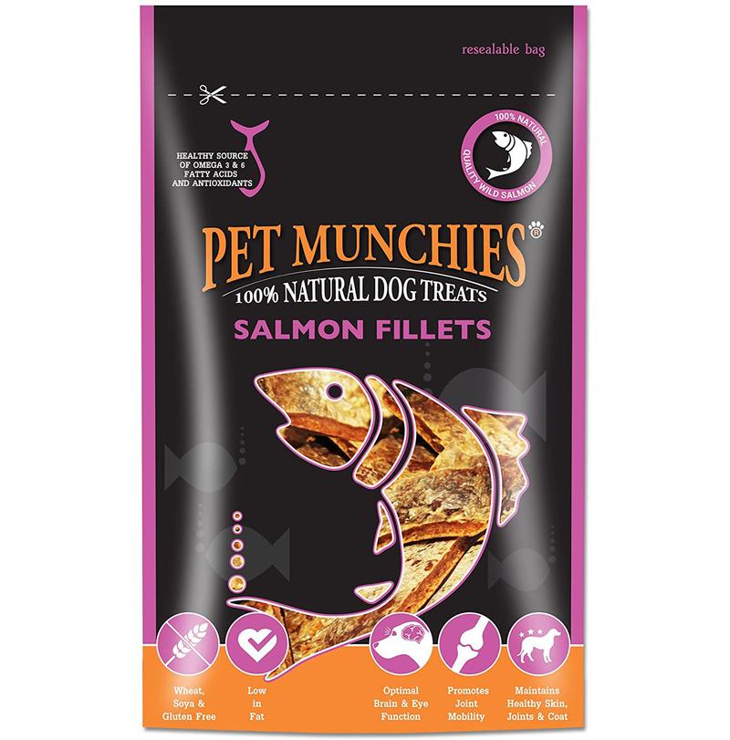 Pet Munchies 100% Natural Salmon Fillets 90g