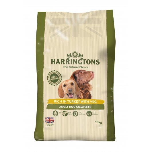 Harringtons Complete Dog Turkey & Veg 15KG