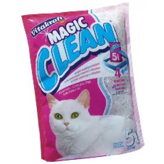 Vitakraft Magic Clean Cat Litter - Silicone 5ltr