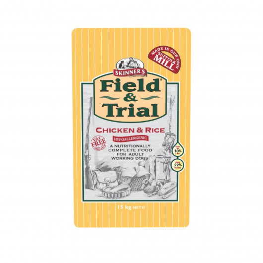 Field & Trial Chicken & Rice Hypoallergenic 15kg