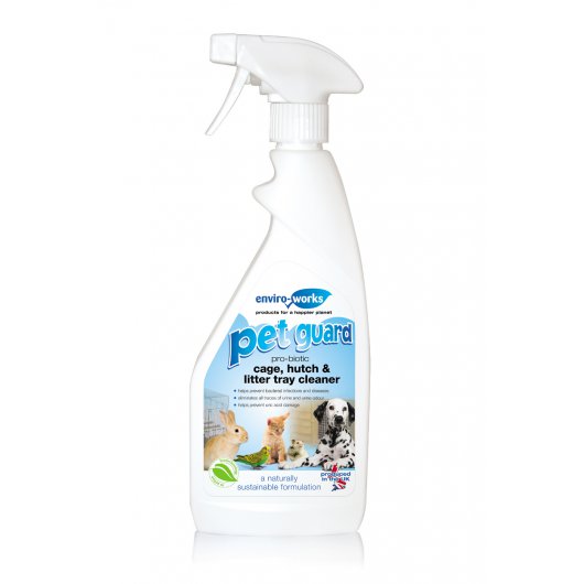 Enviro-works Pet Guard 500ml Cage, Hutch & Litter Tray Cleaner
