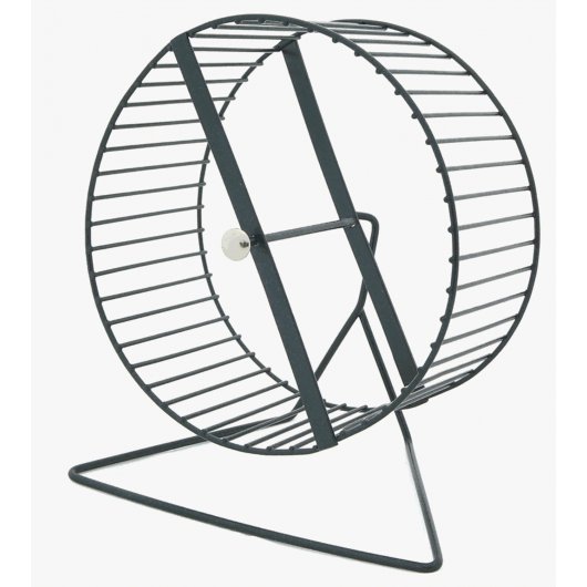 Hamster Play Wheel And Stand Metal