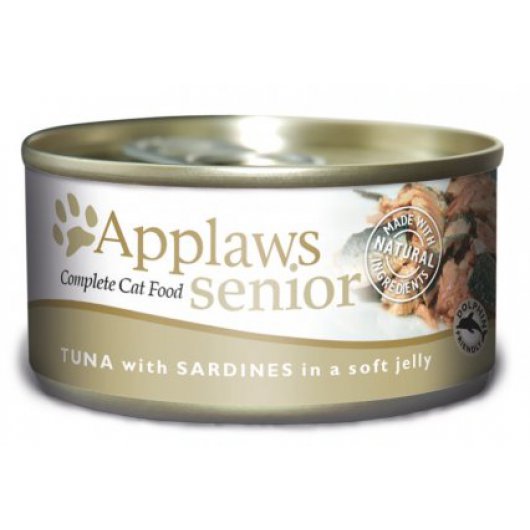 Applaws Cat Can Senior Tuna With Sardine In Jelly 24 x 70g