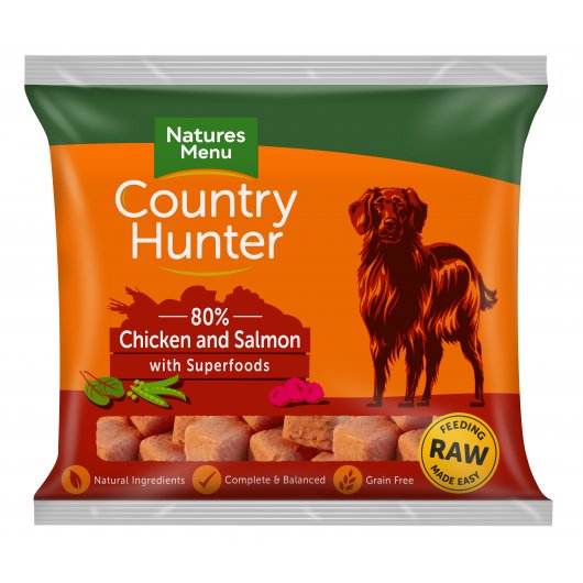 Country Hunter Raw Frozen Nuggets Salmon With Chicken 1KG - DELIVERY TO BRISTOL & BATH ONLY