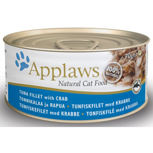 Applaws Cat Can Tuna With Crab 24 x 70g
