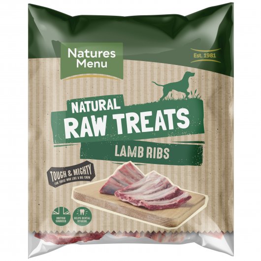 Natures Menu Dog Raw Frozen Chews Lamb Rib