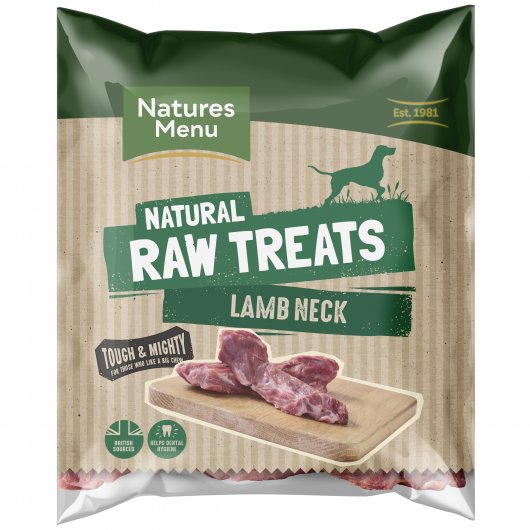 Natures Menu Dog Raw Frozen Chews Lamb Neck Bone