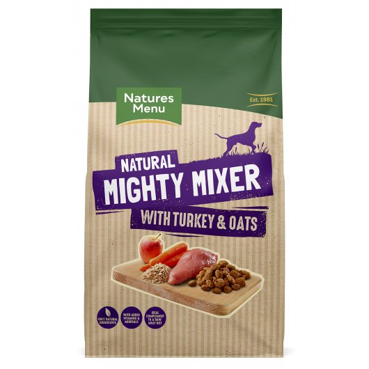 Natures Menu Mighty Mixer With Turkey And Oats 2KG