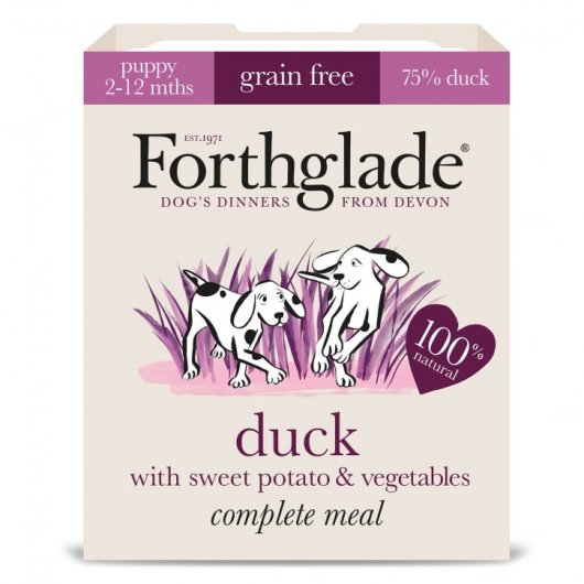 Forthglade Complete Meal Grain Free Puppy Duck with Sweet Potato & Veg 18x 395g