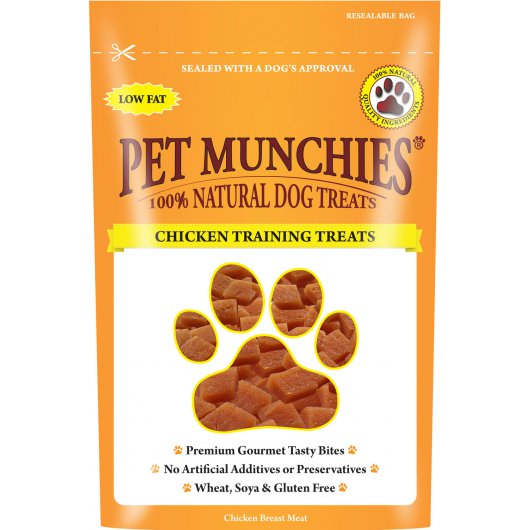 Pet Munchies Chicken Dog Training Treats  8 x 150g bag