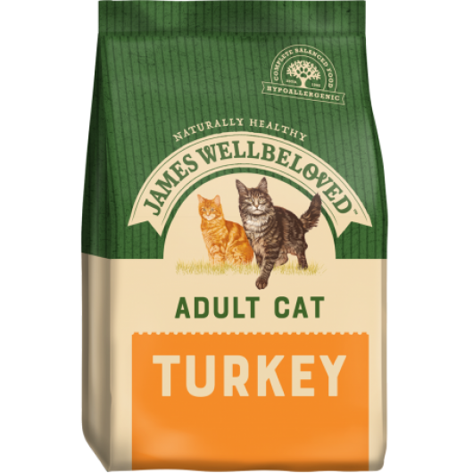 James Wellbeloved Adult Cat Turkey & Rice 4KG