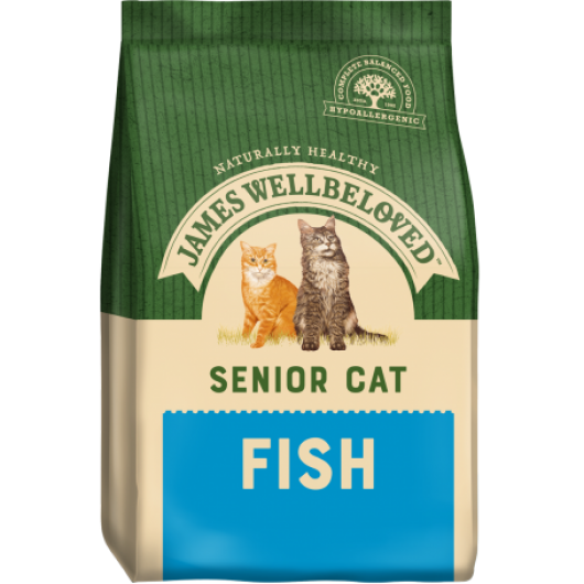 James Wellbeloved Senior Cat Fish & Rice 4KG