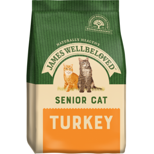 James Wellbeloved Senior Cat Turkey & Rice 4KG