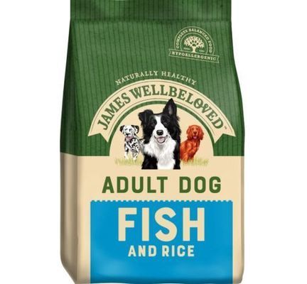 James Wellbeloved Adult Dog Maintenance Fish & Rice Kibble 7.5kg