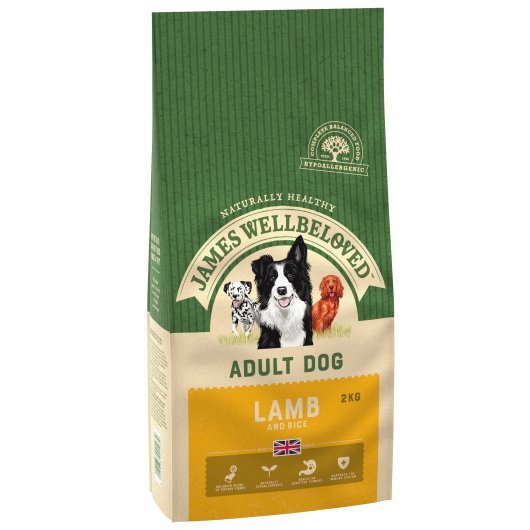 James Wellbeloved Adult Dog Lamb & Rice Kibble 2kg