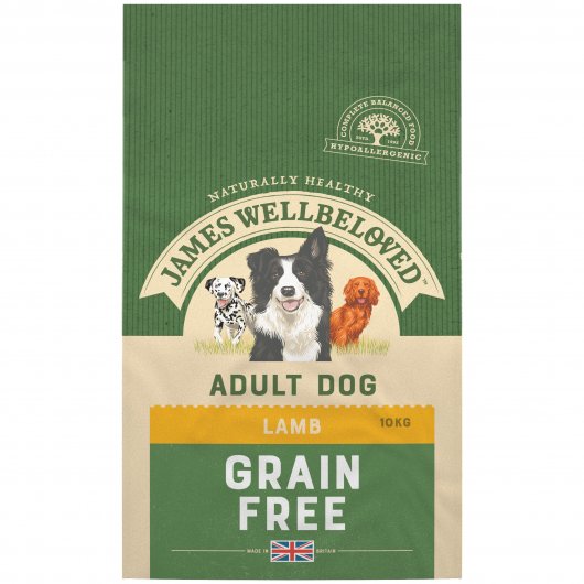 James Wellbeloved Adult Dog Maintenance Grain Free Lamb Kibble 1.5kg