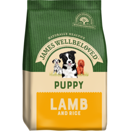 James Wellbeloved Puppy Dog Lamb & Rice Kibble 2kg