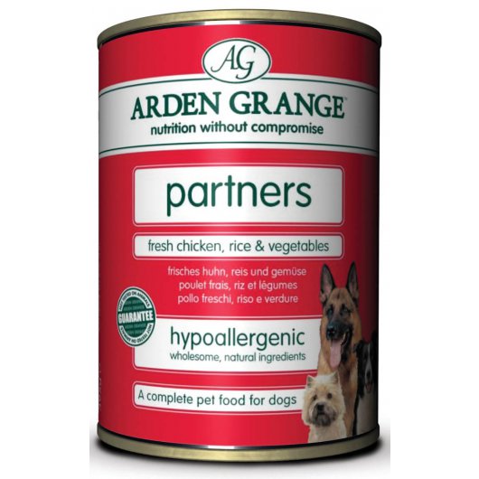 Arden Grange Partners Chicken Rice & Vegetables Hypoallergenic 24 x 395G