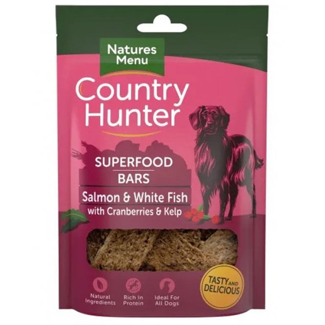 COUNTRY HUNTER SUPERFOOD BARS  SALMON AND WHITE FISH
