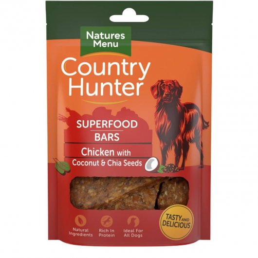 Country Hunter Superfood Bar Chicken With Coconut & Chia Seeds
