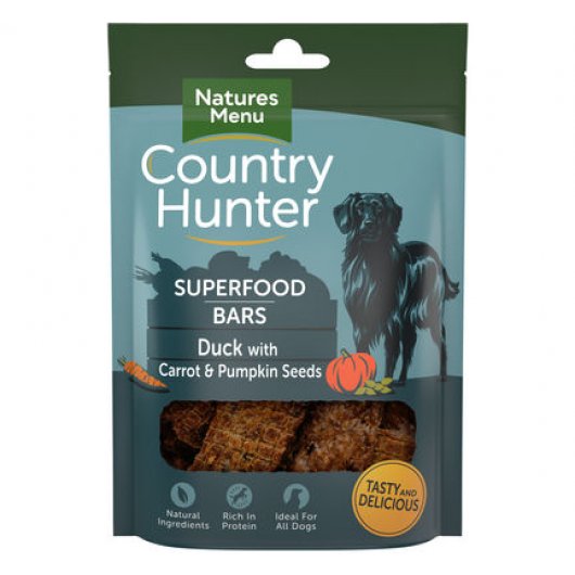Country Hunter Superfood Bar Duck With Carrot & Pumpkin Seeds