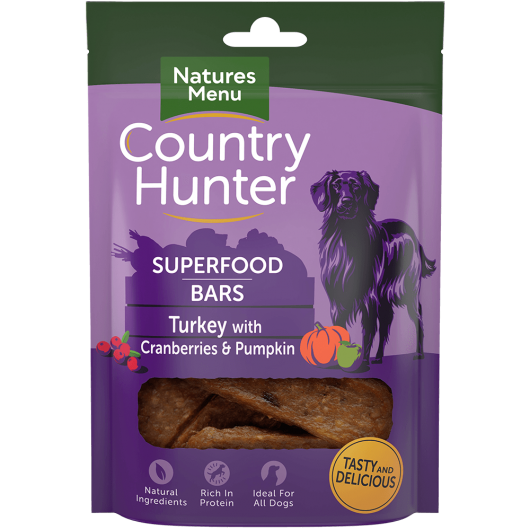Country Hunter Superfood Bar Turkey With Cranberries & Pumpkin