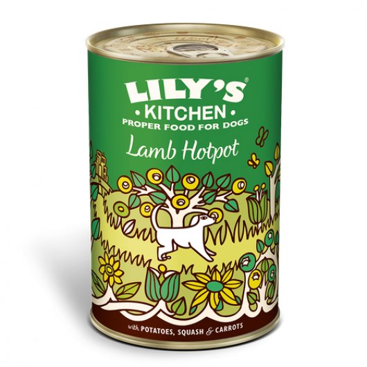 Lily's Kitchen Wet Dog Tin Lamb Hotpot 400g - 3 options available