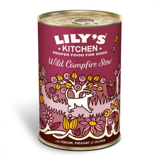 Lily's Kitchen Wet Dog Tin Wild Campfire Stew 400g - 3 options available