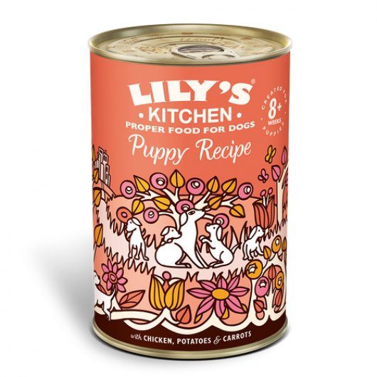 Lily's Kitchen Wet Dog Tin Puppy Recipe Chickn 400g - 3 options available