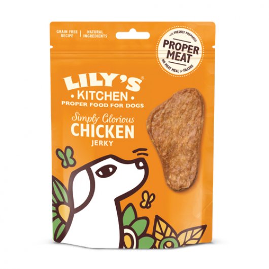 Lily's Kitchen Dog Treats Simply Glorious Chicken Jerky 70g