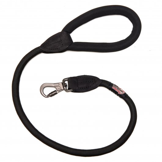 Long Paws Comfort Collection Rope Lead Black 75cm (30")